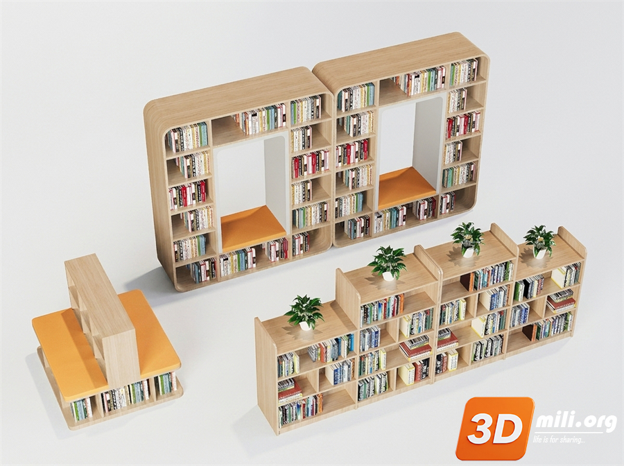Bookcase Skp Files